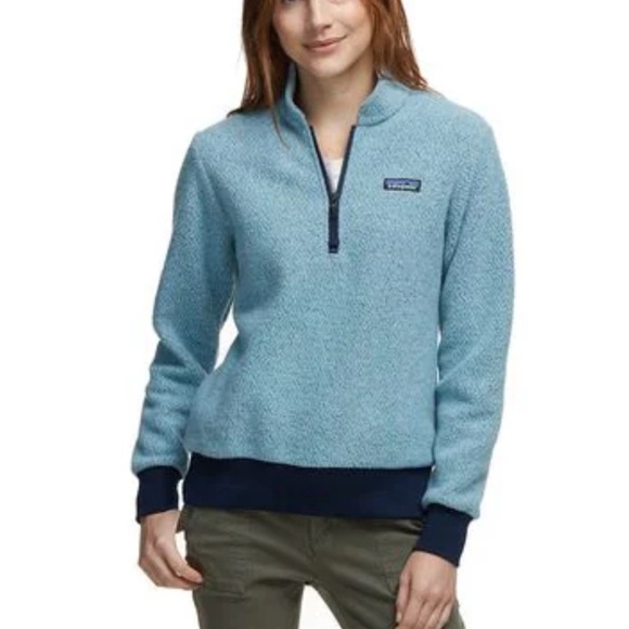 Patagonia Jackets & Blazers - Patagonia XS Women’s Woolyester Fleece Pullover in Blue